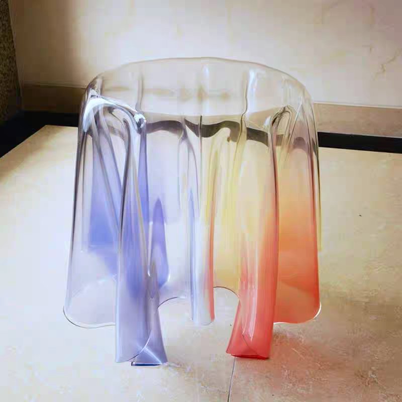 Modern Colorful Transparent Acrylic Tea Table