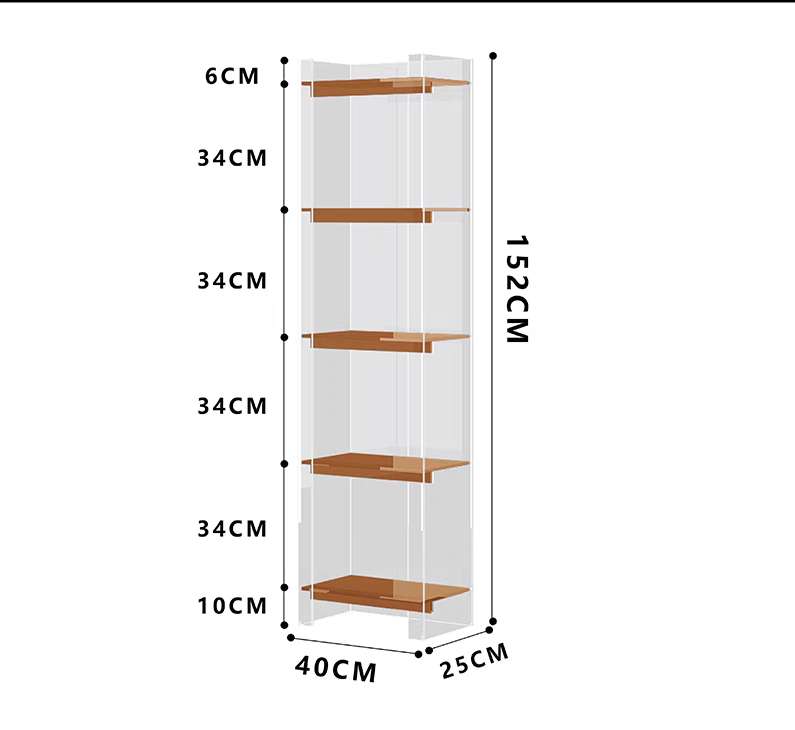Living Room Storage Acrylic Rack