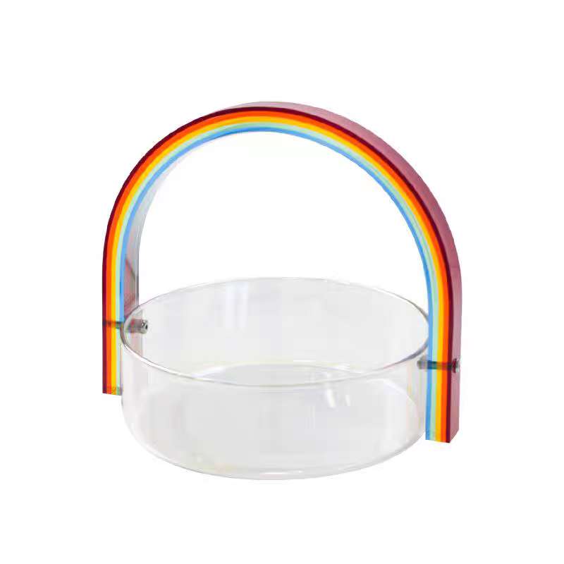 Rainbow Handle Basket