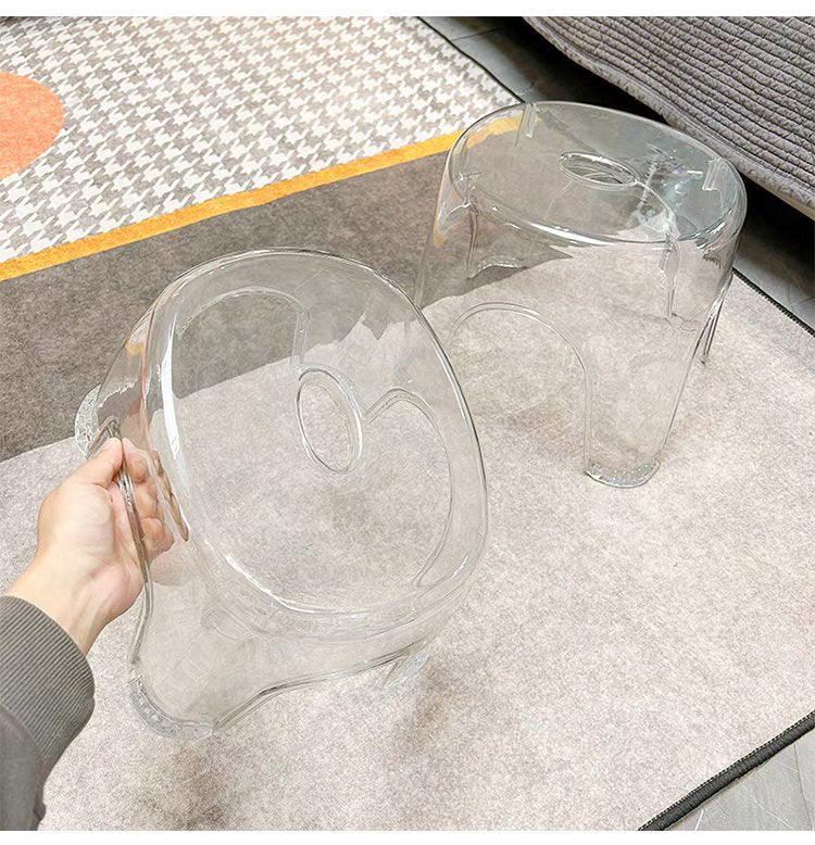 Acrylic Transparent Small Stool