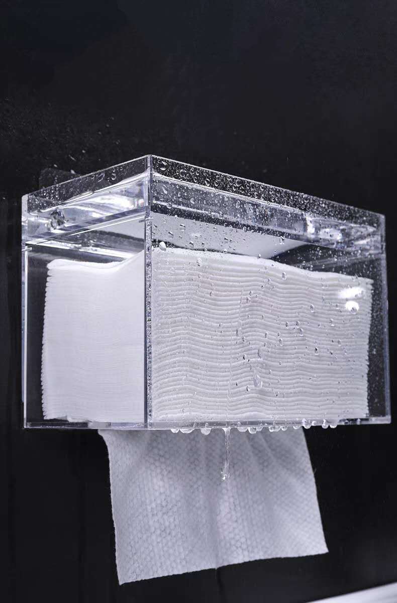 Transparent Acrylic Bathroom Tissue Box