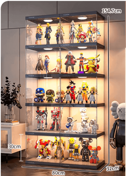 ACRYLIC FIGURE LEGO DISPLAY CABINET HOUSEHOLD ORNAMENTS PRODUCT MODEL IMITATION GLASS GUNDAM STORAGE TOY DISPLAY RACK - KINGSIGN ACRYLIC