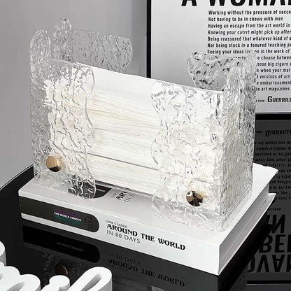 Crystal Acrylic Hand Towel Holder