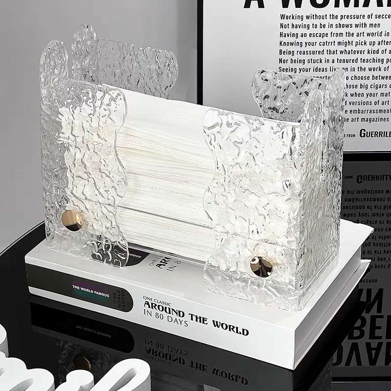 Crystal Acrylic Hand Towel Holder