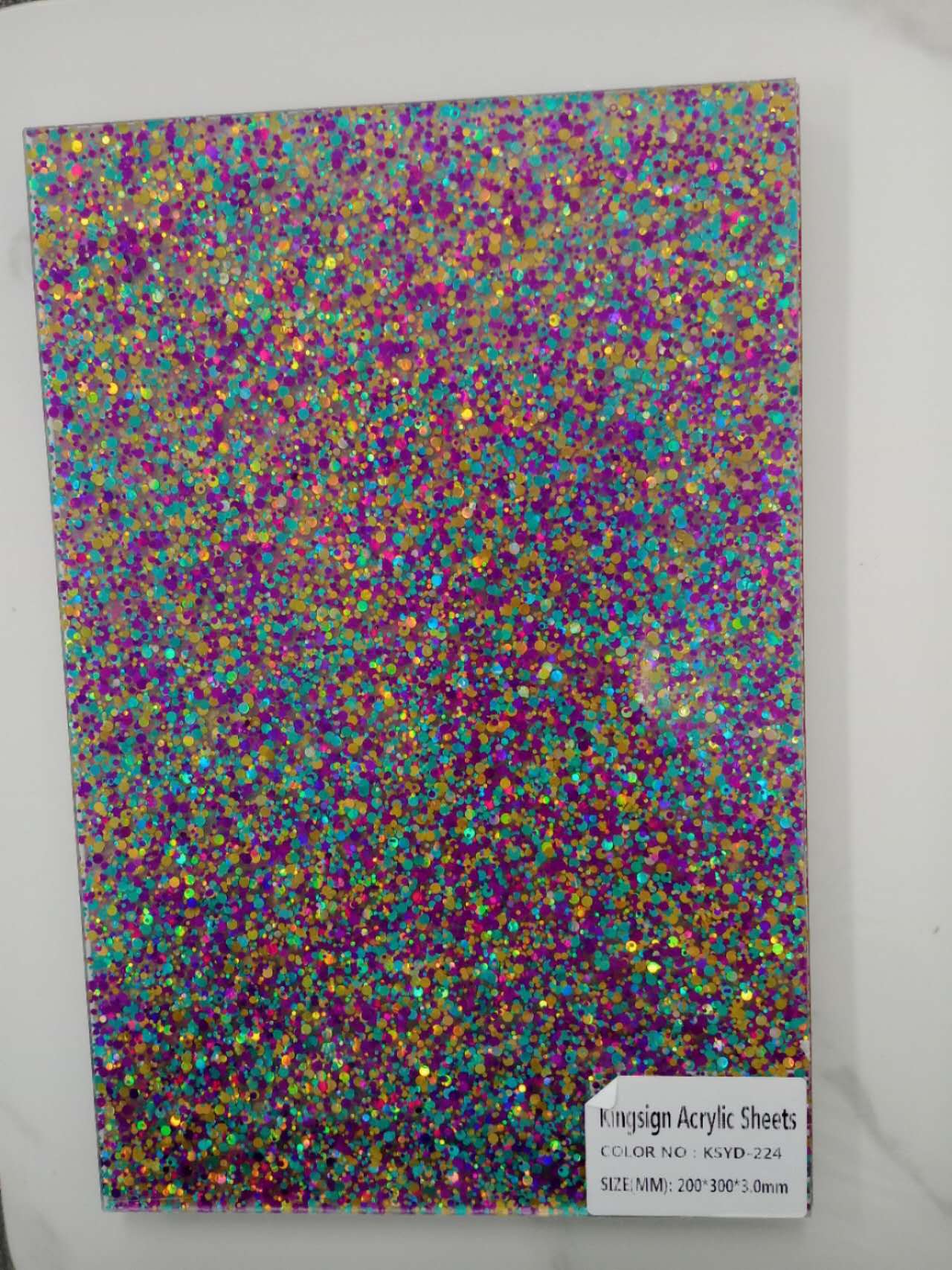 GLITTER ACRYLIC SHEETS PINK 3 MM A4 210 mm x 297 mm ON SPECIAL DON'T MISS OUT