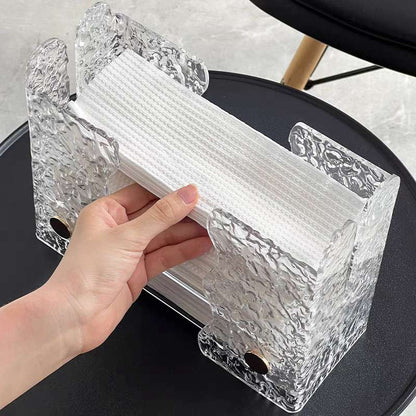 Crystal Acrylic Hand Towel Holder
