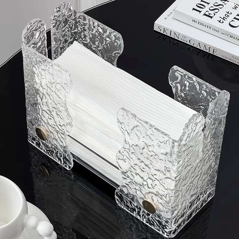 Crystal Acrylic Hand Towel Holder