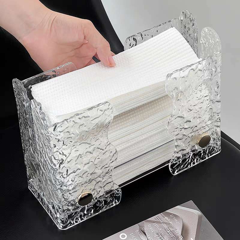Crystal Acrylic Hand Towel Holder
