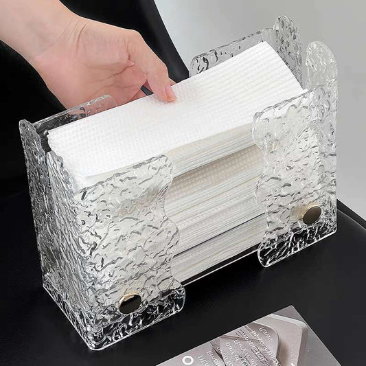 Crystal Acrylic Hand Towel Holder