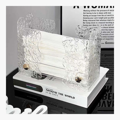 Crystal Acrylic Hand Towel Holder – product view 4