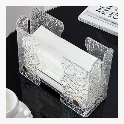 Crystal Acrylic Hand Towel Holder – product view 6