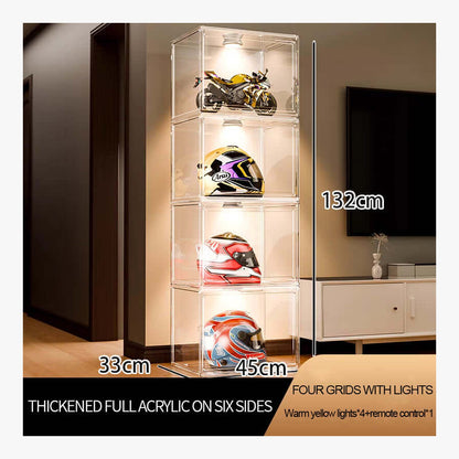 3/4/5 Layers Large Clear Perspex Display Cabinet Case – product view 2