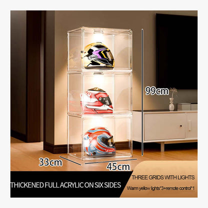 3/4/5 Layers Large Clear Perspex Display Cabinet Case – product view 3