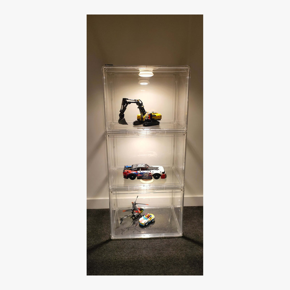 3/4/5 Layers Large Clear Perspex Display Cabinet Case – product view 4