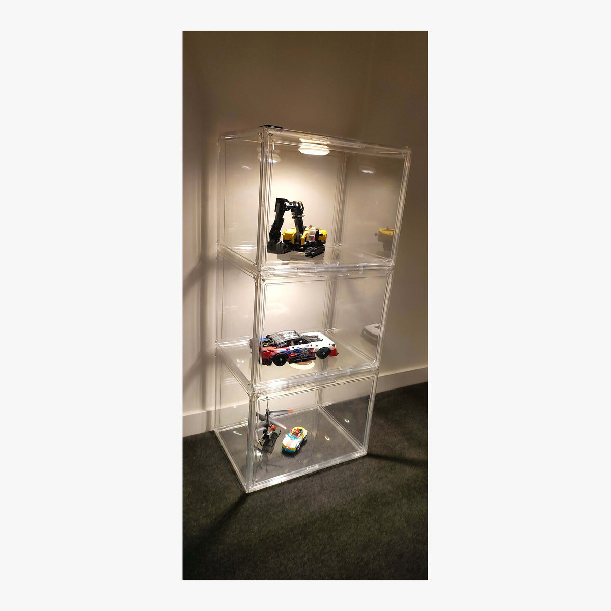 3/4/5 Layers Large Clear Perspex Display Cabinet Case – product view 5