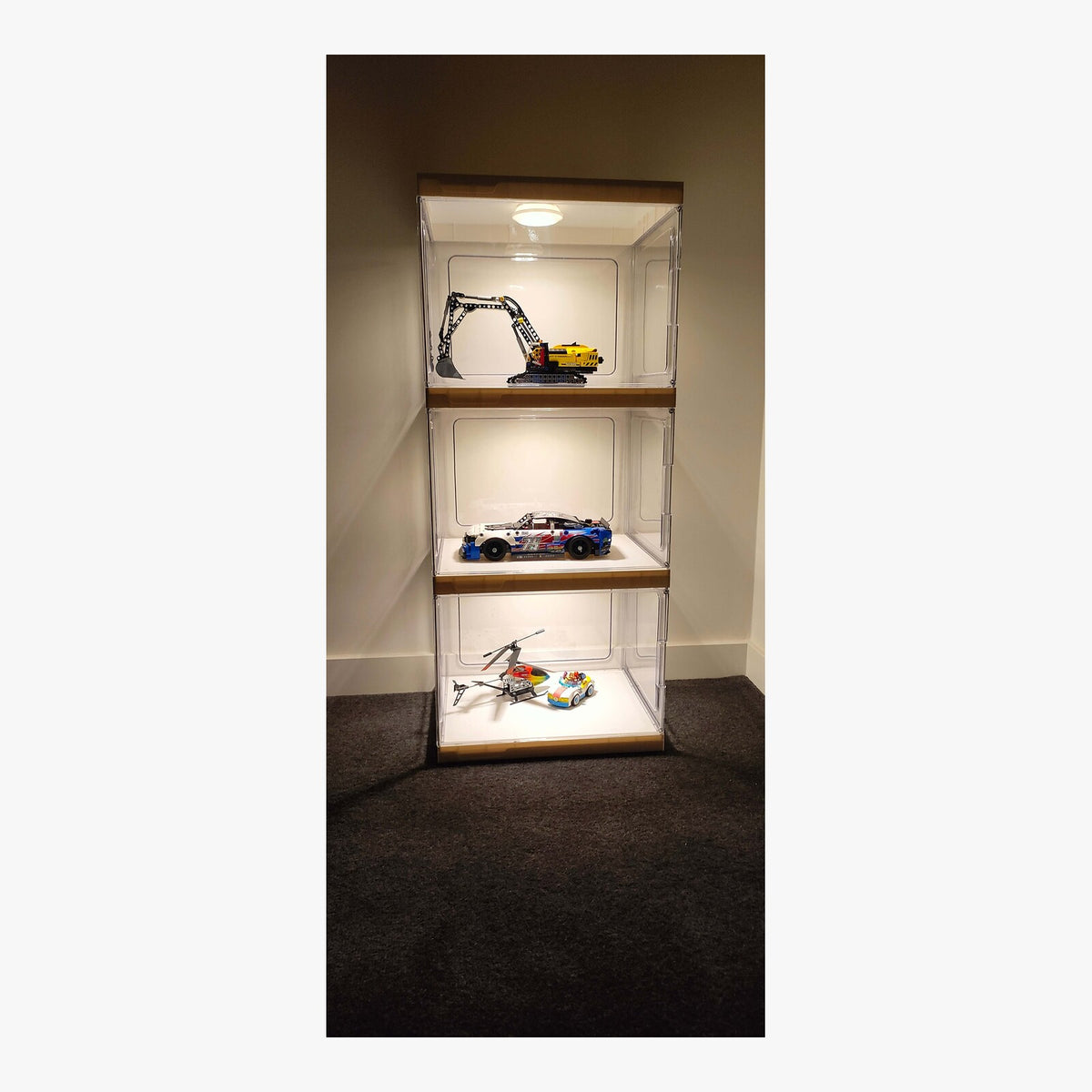 3/4/5 Layers Large Clear Perspex Display Cabinet Case – product view 7