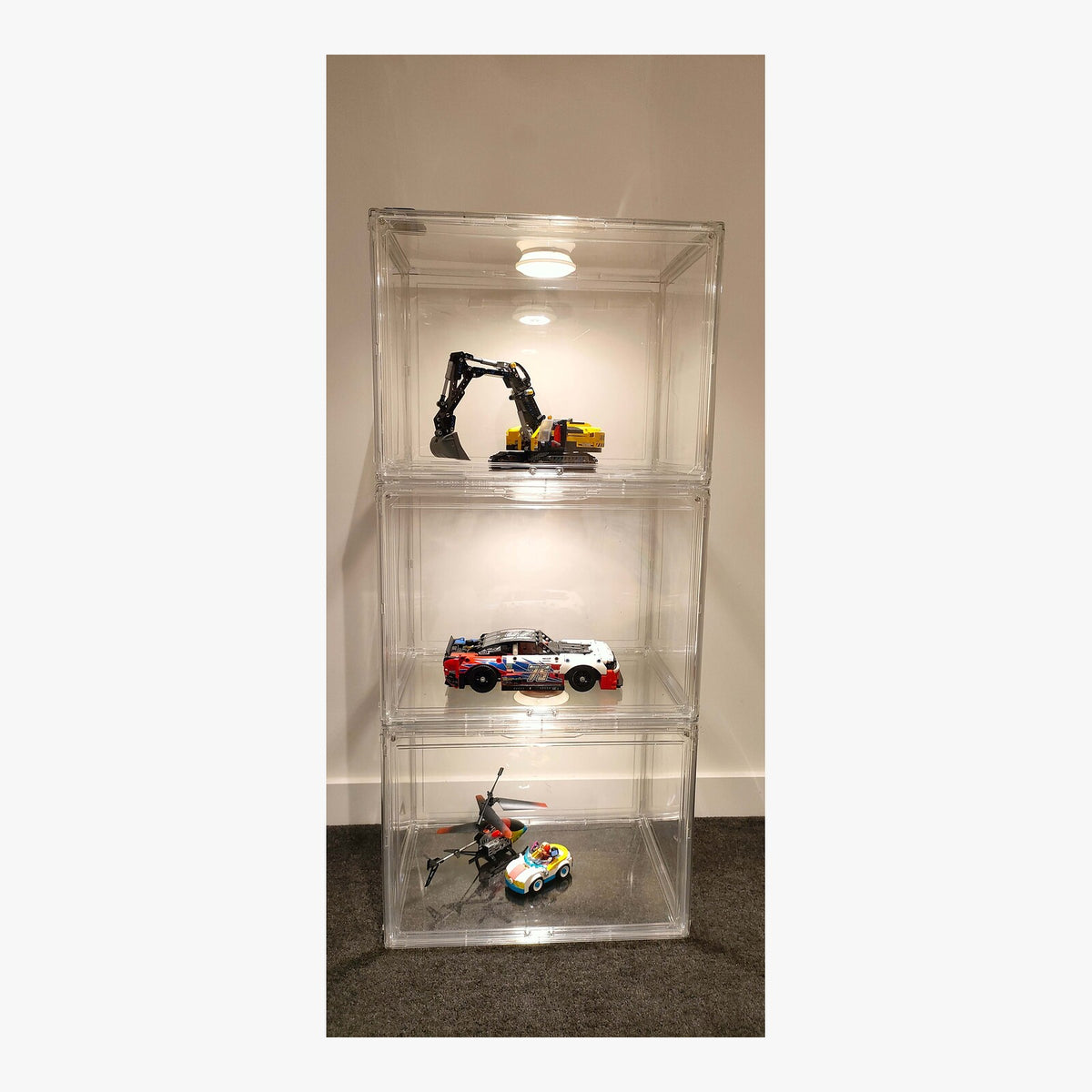 3/4/5 Layers Large Clear Perspex Display Cabinet Case – product view 11