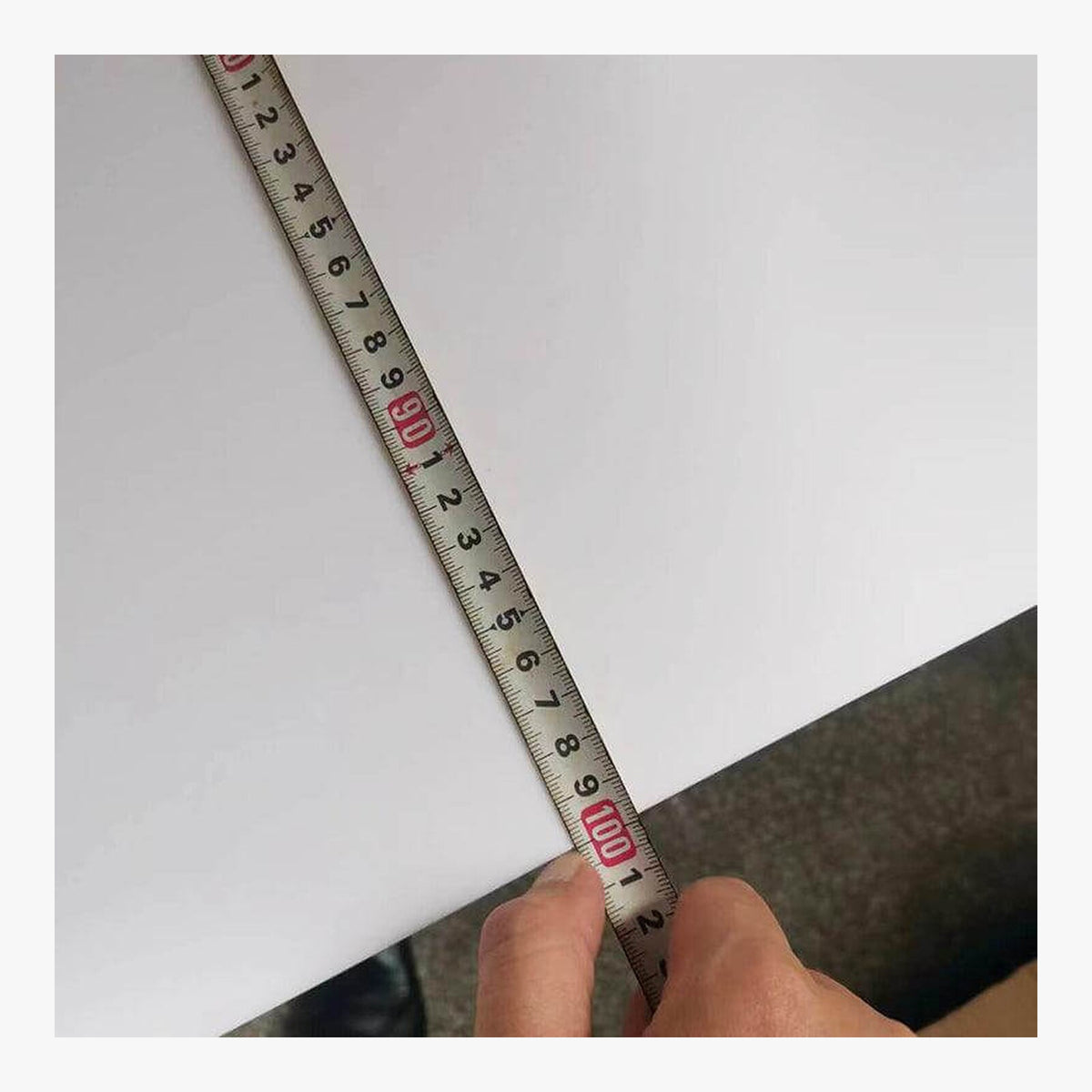 White & Black Acrylic Event Flooring Sheet – 3mm, 1000 × 1000mm – product view 3