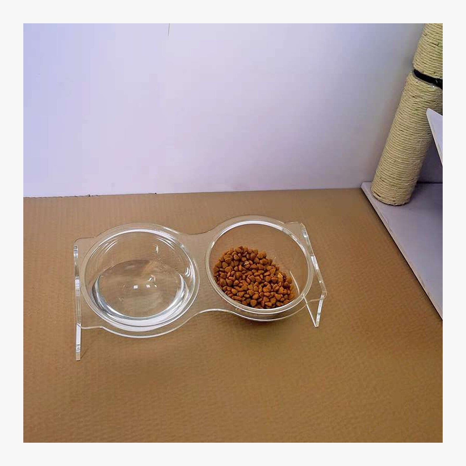 Acrylic Pet Double Bowl – product view 3