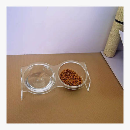 Acrylic Pet Double Bowl – product view 3