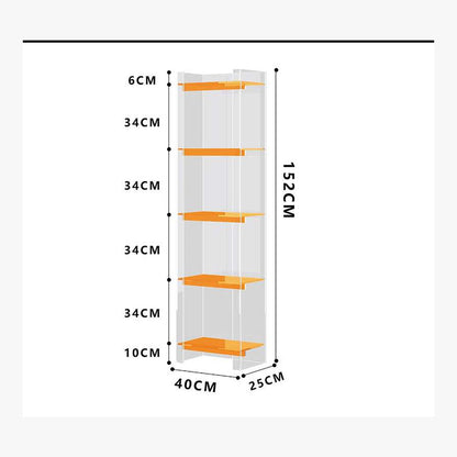 Lumi Acrylic Display Shelf – Modern Clear & Color Storage – product view 10