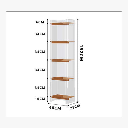 Lumi Acrylic Display Shelf – Modern Clear & Color Storage – product view 11
