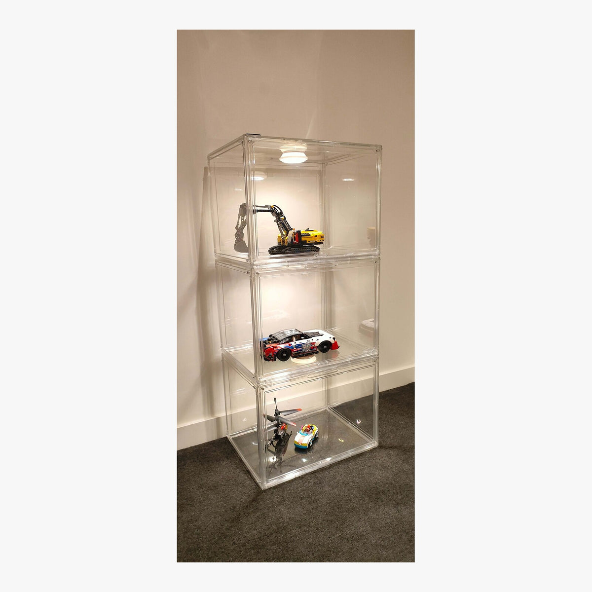 3/4/5 Layers Large Clear Perspex Display Cabinet Case – product view 13