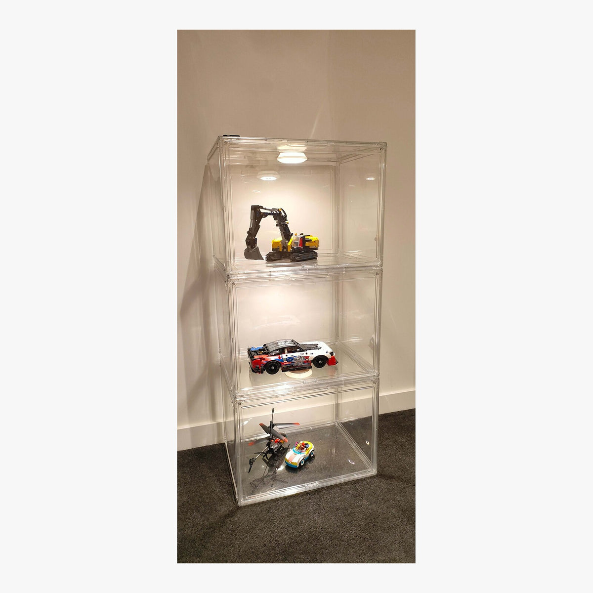 3/4/5 Layers Large Clear Perspex Display Cabinet Case – product view 14