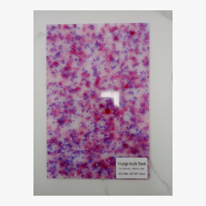 Aqua Crystal Glitter Acrylic Sheet – KSFCS-422 – product view 3