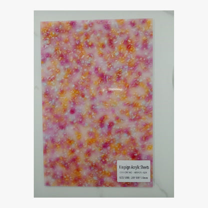 Aqua Crystal Glitter Acrylic Sheet – KSFCS-422 – product view 5