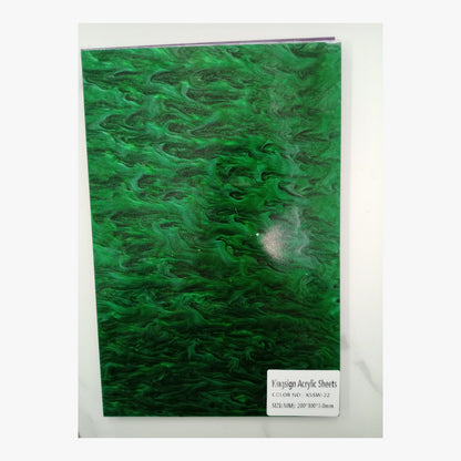 Ocean Blue & White Marble Acrylic Sheet – KSSW-20 – product view 6