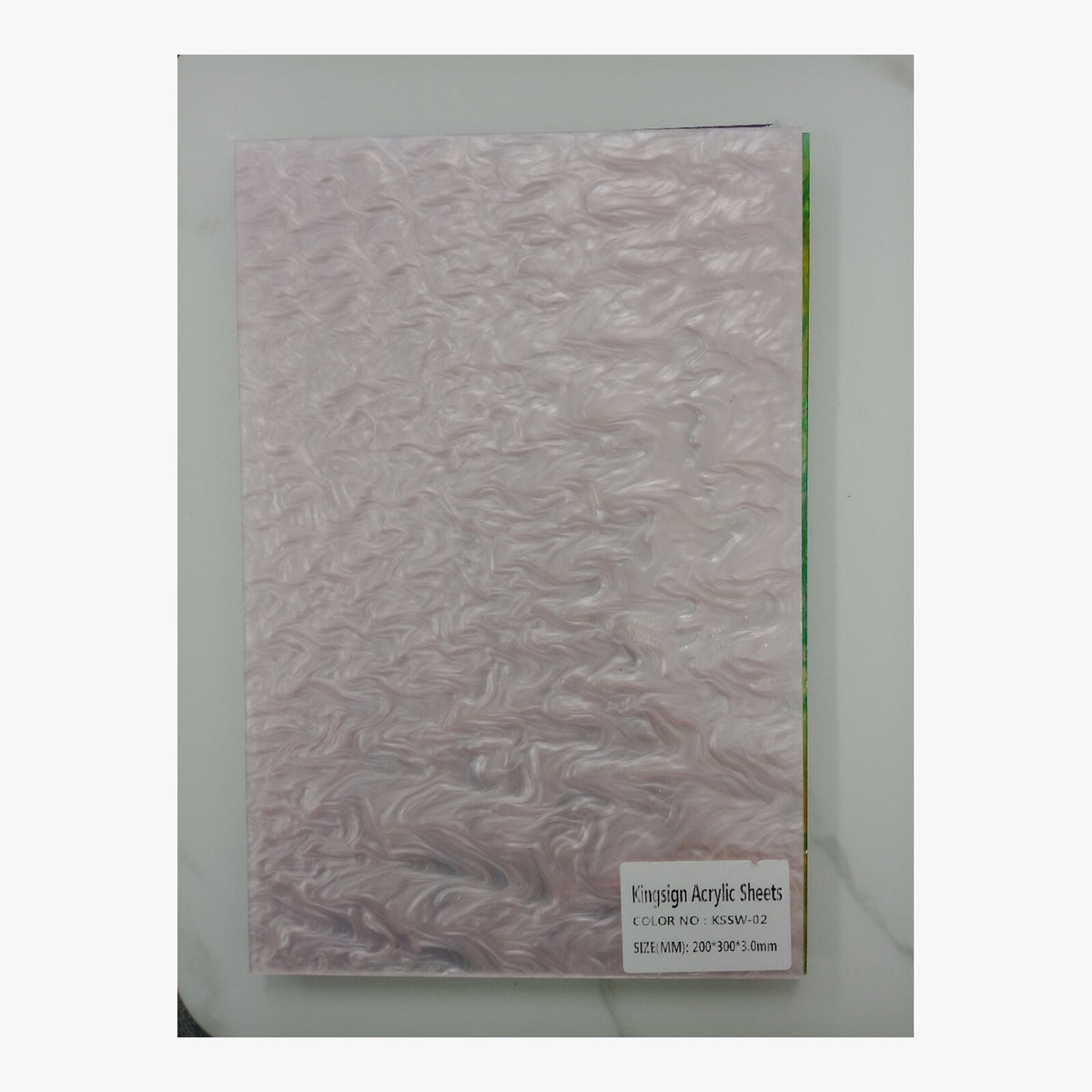 Ocean Blue & White Marble Acrylic Sheet – KSSW-20 – product view 8