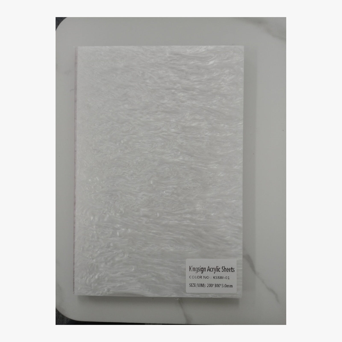 Ocean Blue & White Marble Acrylic Sheet – KSSW-20 – product view 9
