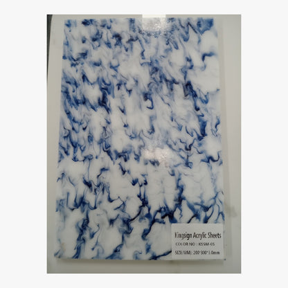 Forest Green & White Marble Acrylic Sheet – KSSM-07 – product view 3