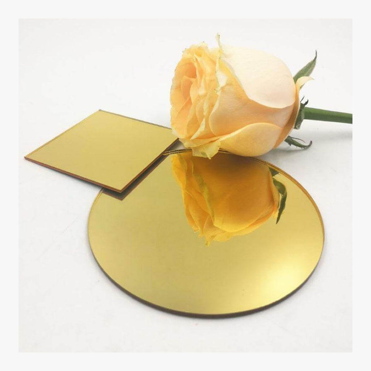 Silver & Gold Acrylic Mirror Sheet – 2–3mm – product view 3