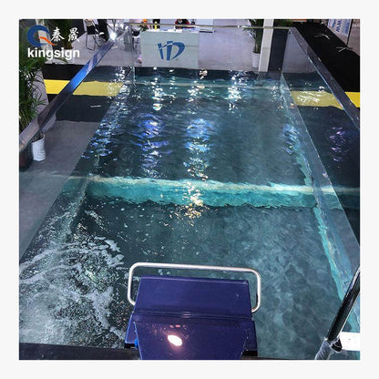 Custom Clear Acrylic Pool Window – 60–150mm – product view 6