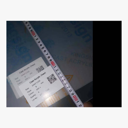 Clear Acrylic Sheet – 3–30mm, 1220 × 2440mm – product view 12