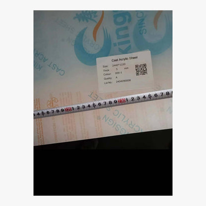 Clear Acrylic Sheet – 3–30mm, 1220 × 2440mm – product view 14