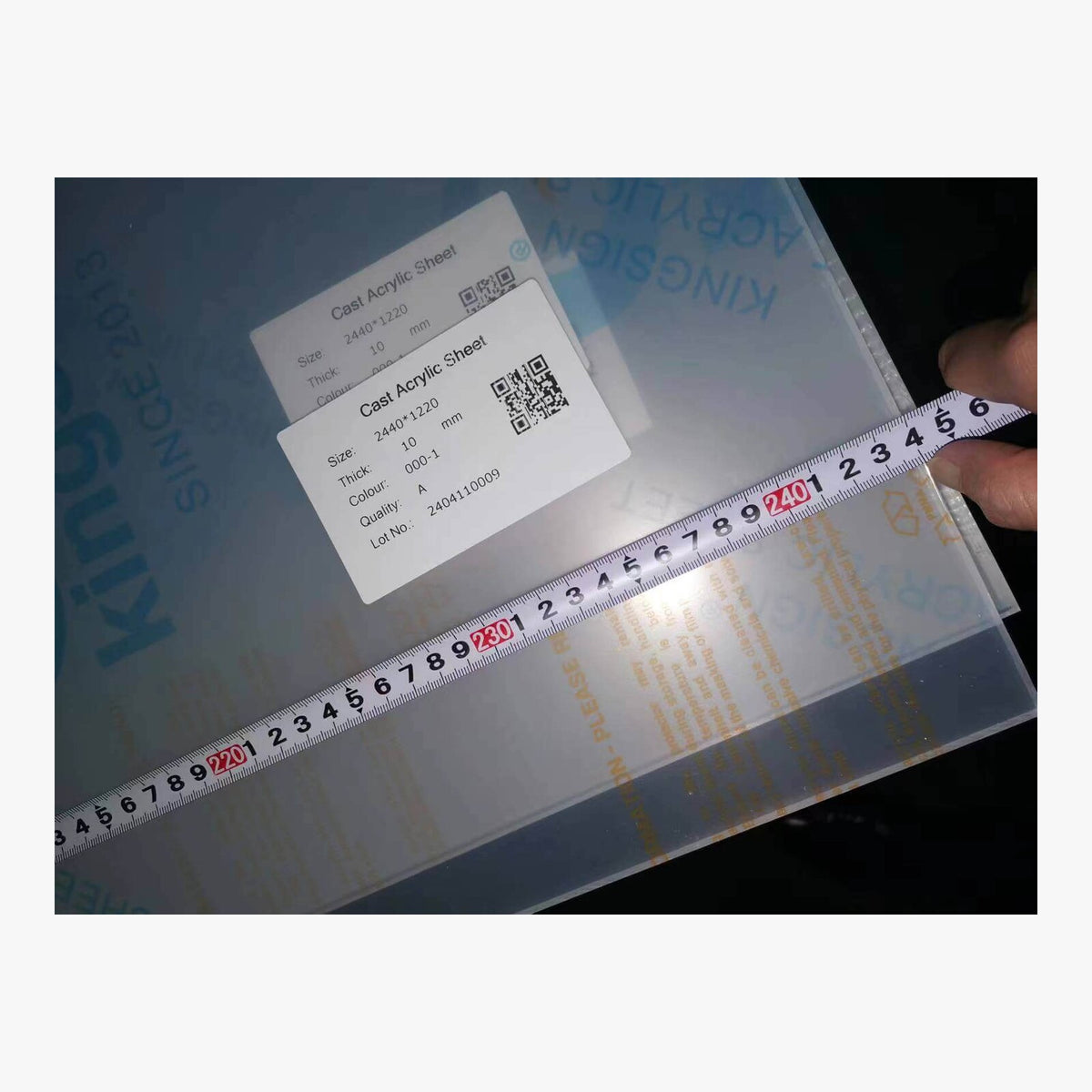 Clear Acrylic Sheet – 3–30mm, 1220 × 2440mm – product view 16