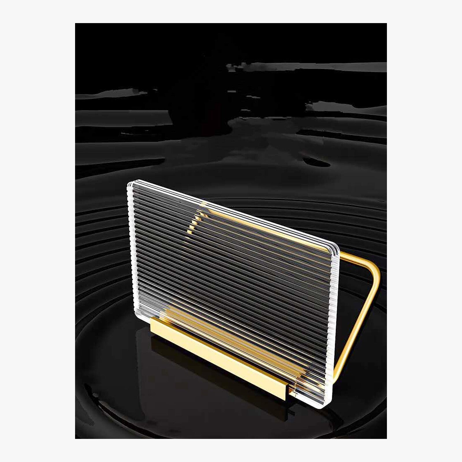 Acrylic Shelf Toilet Paper Holder – product view 5