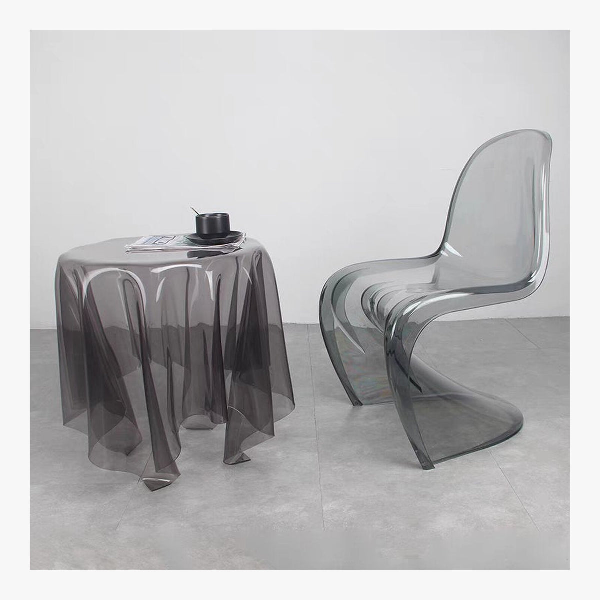 Modern Colorful Transparent Acrylic Tea Table – product view 5