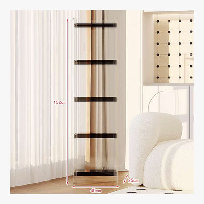 Lumi Acrylic Display Shelf – Modern Clear & Color Storage – product view 4