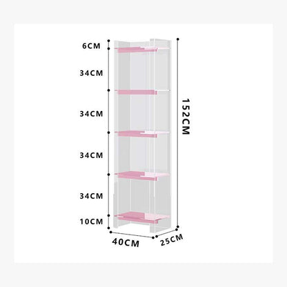 Lumi Acrylic Display Shelf – Modern Clear & Color Storage – product view 7
