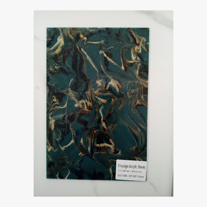 Rainbow Swirl Marble Acrylic Sheet – KSFLC-05 – product view 8