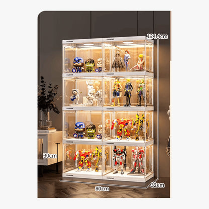 3/4/5/6 Layers Large Clear Perspex Display Cabinet Case – product view 3
