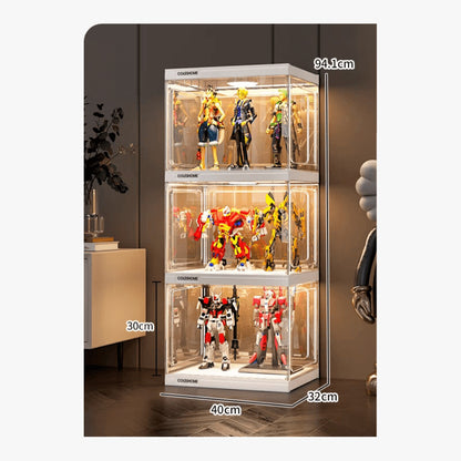 3/4/5/6 Layers Large Clear Perspex Display Cabinet Case – product view 7