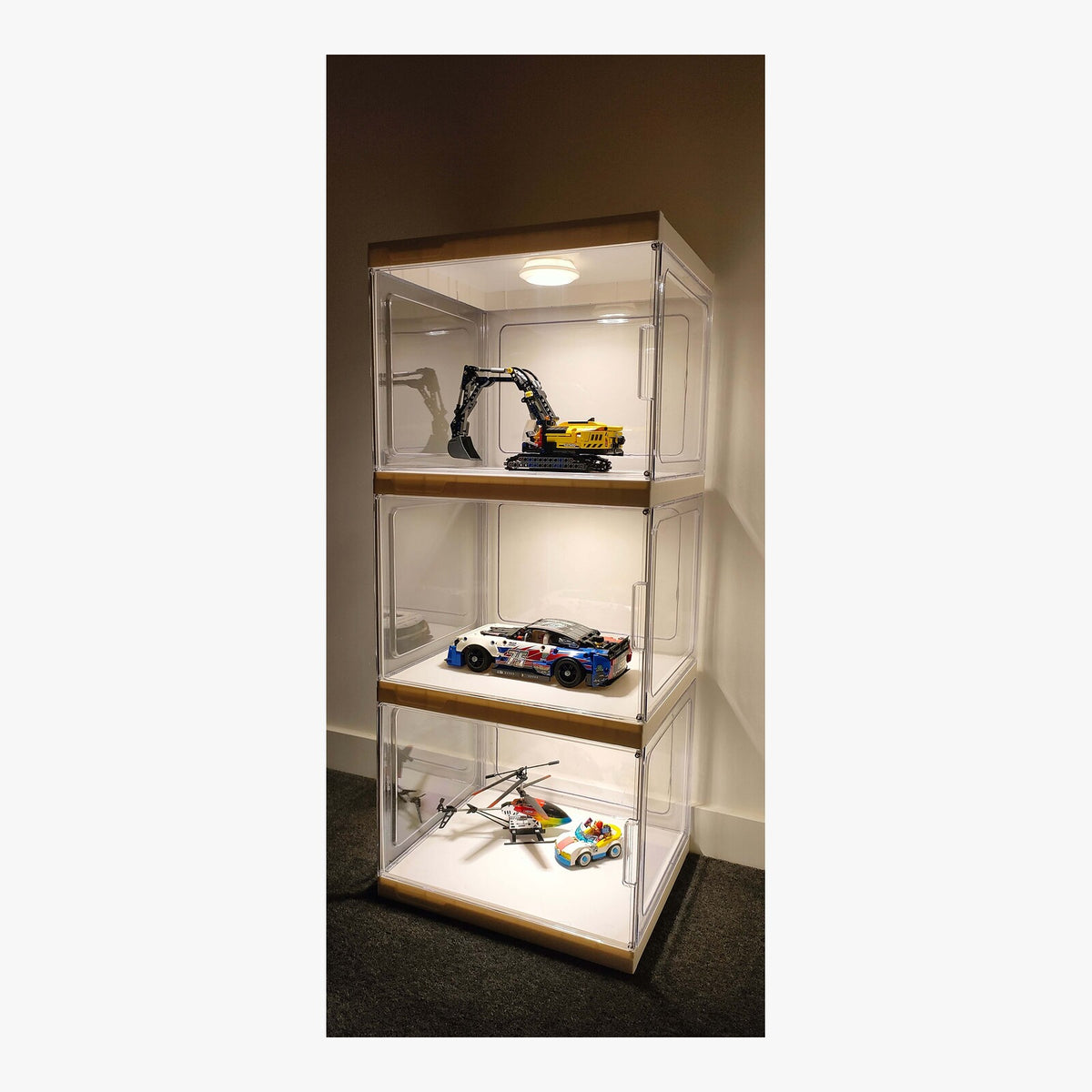 3/4/5/6 Layers Large Clear Perspex Display Cabinet Case – product view 10