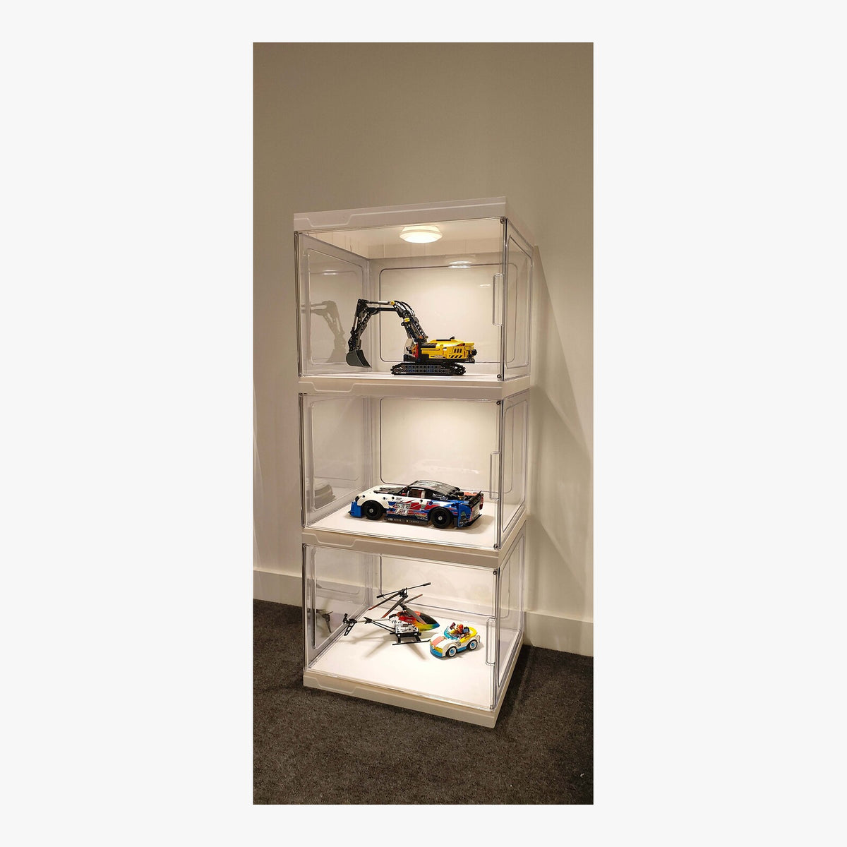 3/4/5/6 Layers Large Clear Perspex Display Cabinet Case – product view 11