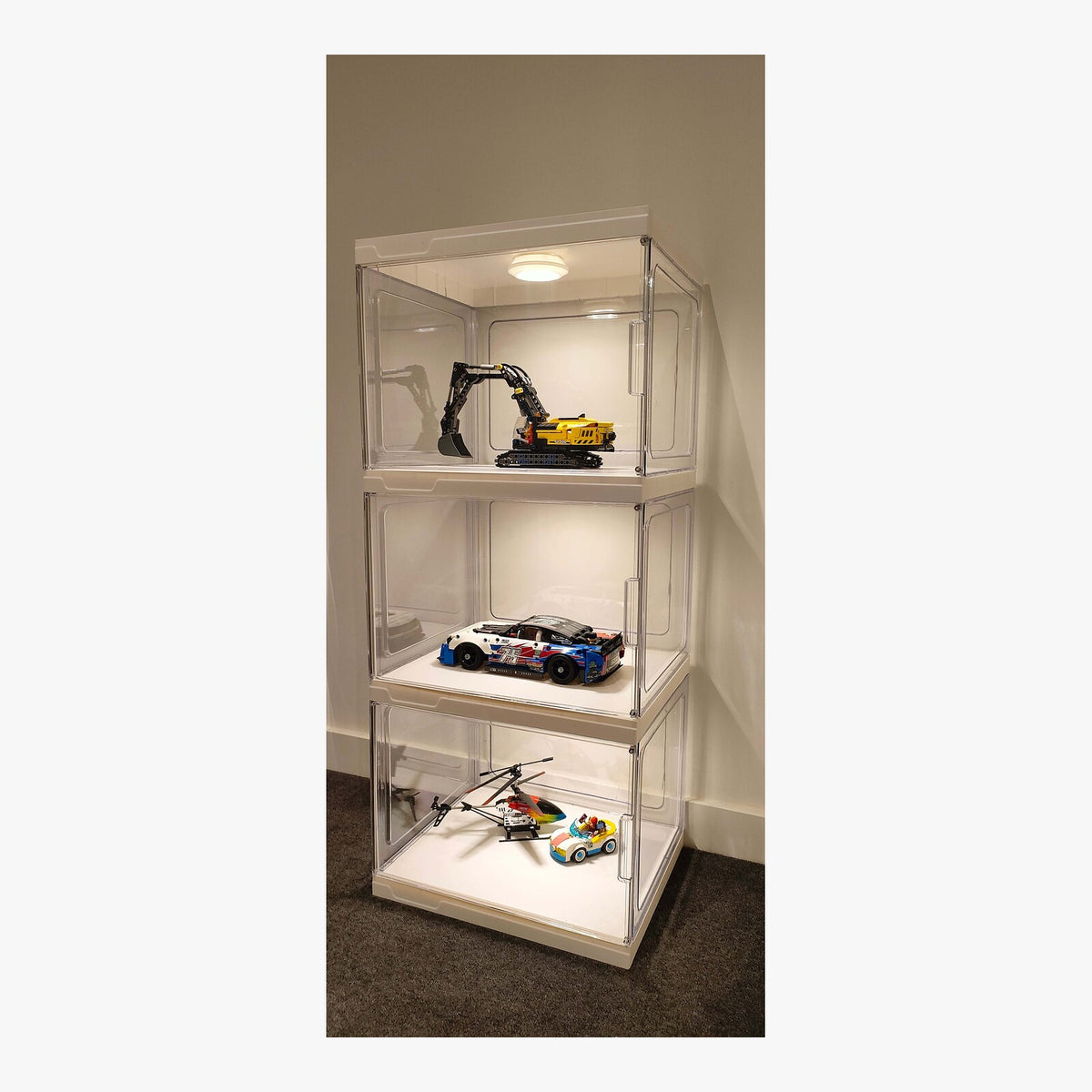 3/4/5/6 Layers Large Clear Perspex Display Cabinet Case – product view 12