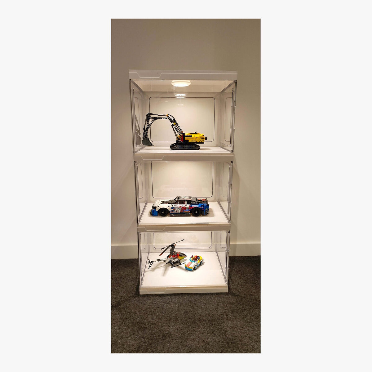 3/4/5/6 Layers Large Clear Perspex Display Cabinet Case – product view 13